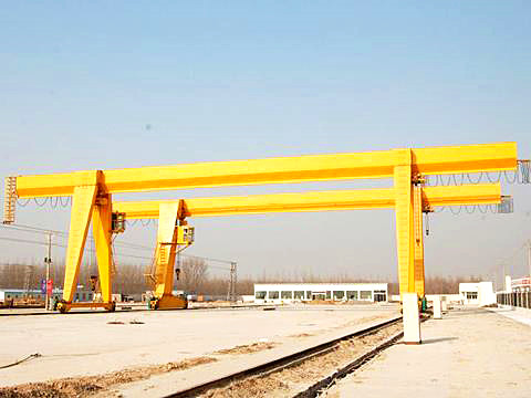 single girder gantry crane 10 ton installation