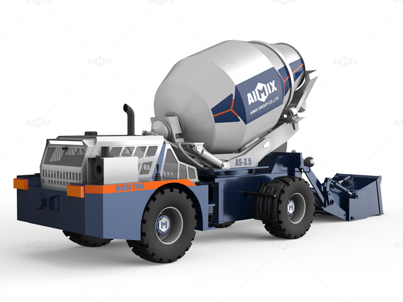 AS-3.5A self-loading concrete transit mixer