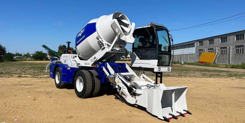 self loading concrete mixer in AIMIX