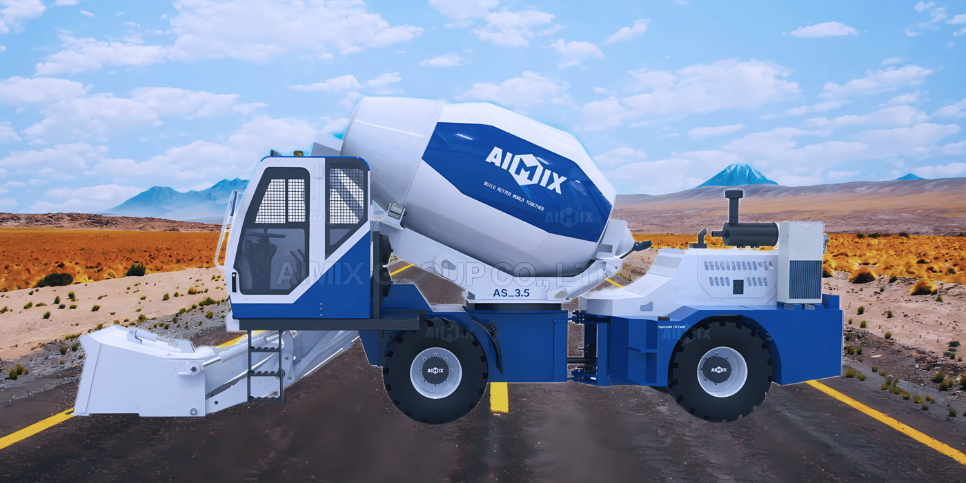 AS-3.5B self loading concrete mixer(3.5 m³)