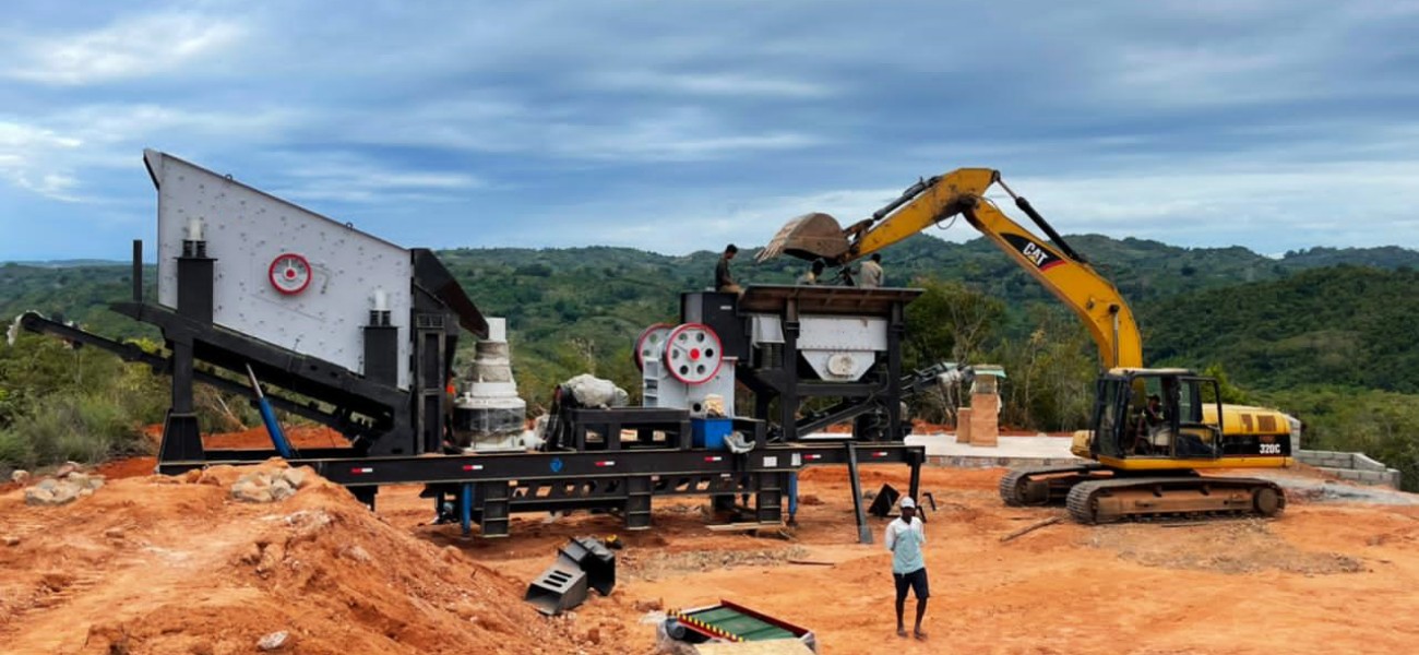 250t Mobile jaw Crusher Plant in Madagascar