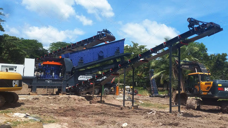 Chancadora Industrial de Cono Móvil en Honduras