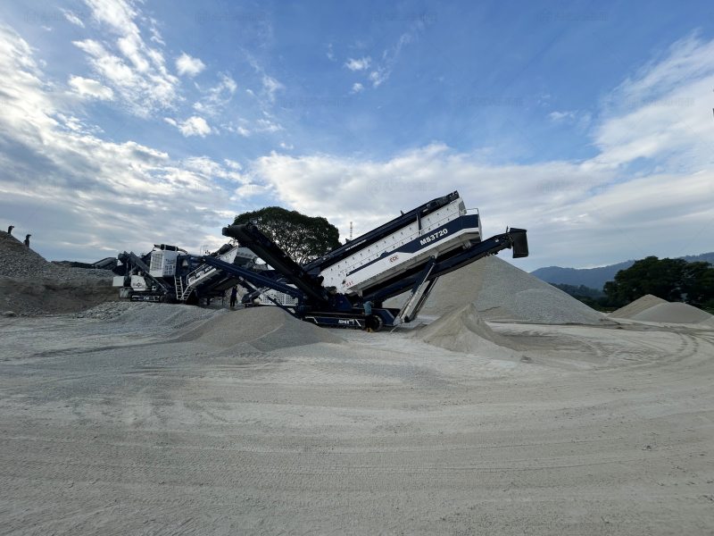 Andamine мобильный дробильно сортировочный комплекс