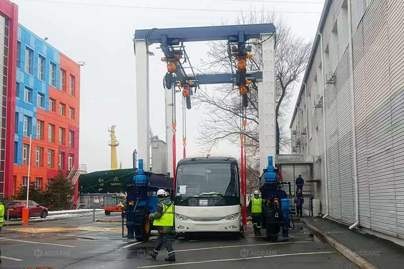 RTG rubber tyred gantry crane