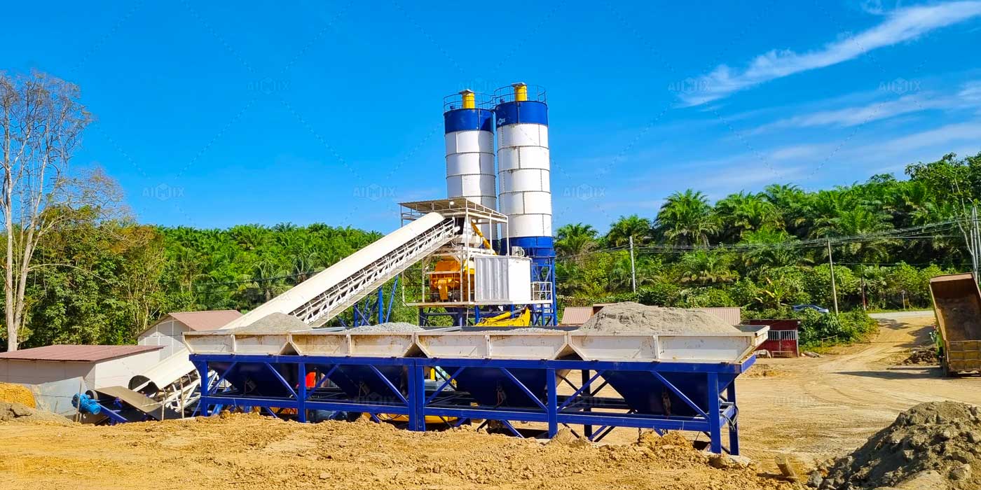 AJ-60 AIMIX Batching Plant Di Indonesia for sale