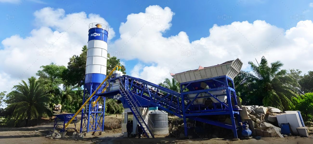AJY35 compact concrete plant