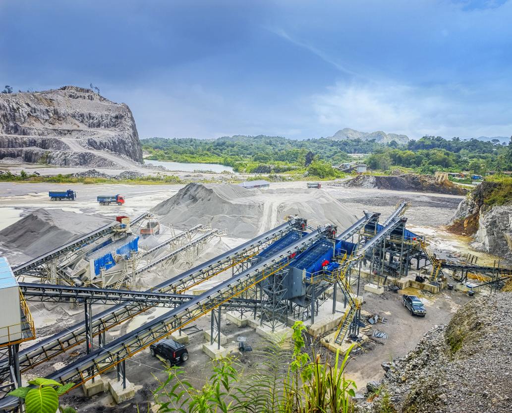 sand and aggregate production line
