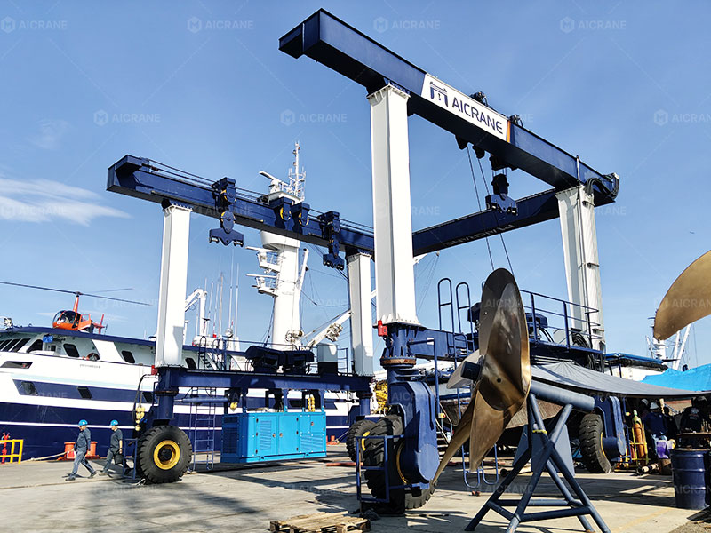 50 ton travel lift for marina
