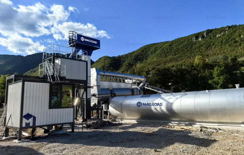 Drum Mix Asphalt Plant for Rural Road Paving in Bosnia and Herzegovina